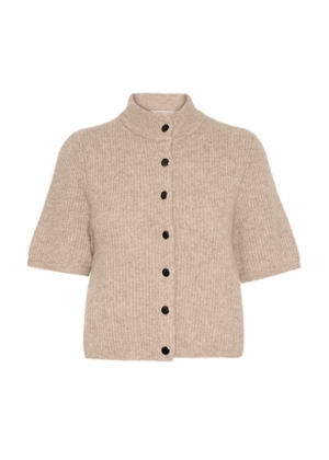 Alpha ss short cardigan Warm Sand Mel. Gestuz 